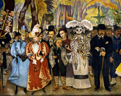 Rivera, Dream of a Sunday Afternoon in Alameda Central (detail)