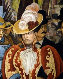 Rivera, Dream of a Sunday Afternoon in Alameda Central (detail)
