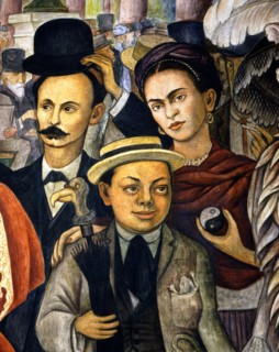 Rivera, Dream of a Sunday Afternoon in Alameda Central (detail)