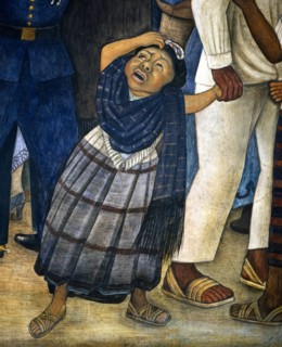 Rivera, Dream of a Sunday Afternoon in Alameda Central (detail)