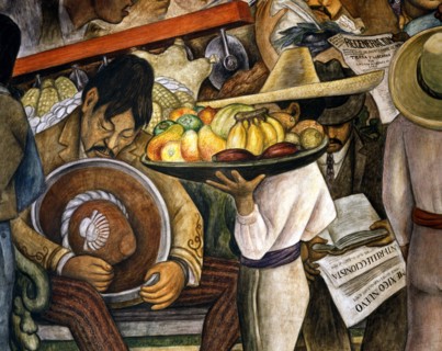 Rivera, Dream of a Sunday Afternoon in Alameda Central (detail)
