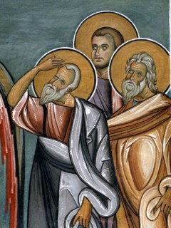 La Vierge et le peuple des élus (détail)