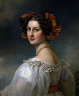 Stieler, Portrait of Auguste Strobl