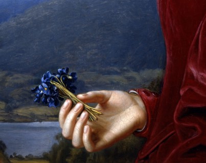 Stieler, Portrait of Cornelia Vetterlein (detail)
