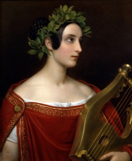 Stieler, Portrait de Lady Theresa Spence en Sapho