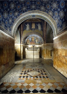 Vue intérieure du Mausolée de Galla Placidia