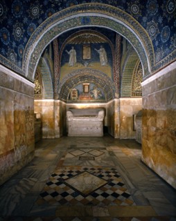 Vue intérieure du Mausolée de Galla Placidia