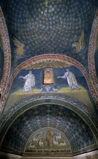 Vue intérieure du Mausolée Galla Placidia à Ravenne