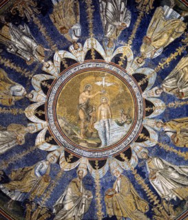 Baptistère des Orthodoxes à Ravenne : coupole