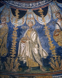 Baptistère des Orthodoxes à Ravenne : détail de la coupole