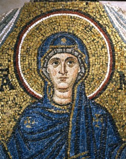 Vierge orante (détail)