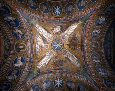 Voûte de la Chapelle de l'Archevêché à Ravenne