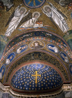 Vue intérieure de la Chapelle de l'Archevêché à Ravenne
