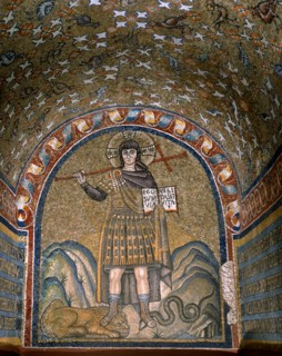 Narthex de la Chapelle de l'Archevêché à Ravenne