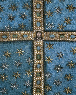 Basilique Sant'Apollinare in Classe à Ravenne, mosaïque de l'abside (détail)