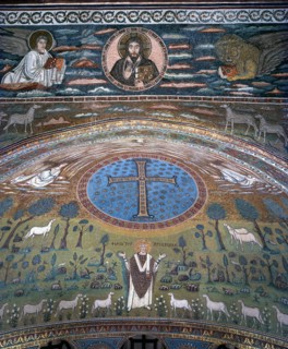 Basilique Sant'Apollinare in Classe à Ravenne, abside et arche