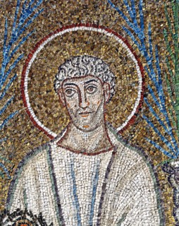 Basilique Sant'Apollinare Nuovo à Ravenne : saint Vital