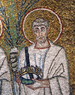 Basilique Sant'Apollinare Nuovo à Ravenne : saint Sabin