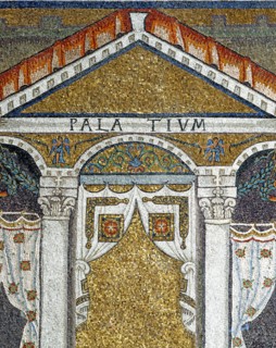 Basilique Sant'Apollinare Nuovo à Ravenne : palais de l'empereur Théodoric le Grand
