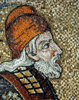 Basilique Sant'Apollinare Nuovo à Ravenne : la procession des Rois Mages (détail)