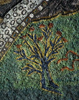 Basilique Sant'Apollinare Nuovo à Ravenne : la procession des Rois Mages (détail)