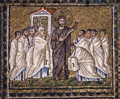 Basilique Sant'Apollinare Nuovo à Ravenne : L'incrédulité de saint Thomas