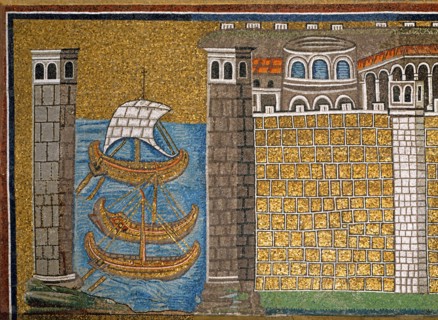 Basilique Sant'Apollinare Nuovo à Ravenne : La ville et le port de Classe