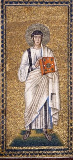 Basilique Sant'Apollinare Nuovo à Ravenne : figure de prophète