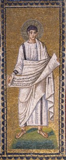 Basilique Sant'Apollinare Nuovo à Ravenne : figure de prophète