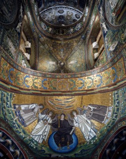Vue intérieure de la basilique San Vitale de Ravenne