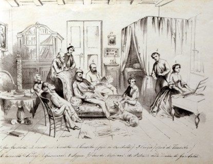 Le repos de Giuseppe Garibaldi dans l'ile de Caprera