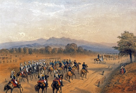 La rencontre de Villafranca entre les empereurs de France et d'Autriche en 1859
