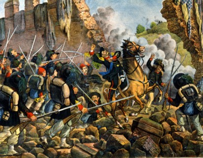 La brèche de Porta Pia le 20 septembre 1870