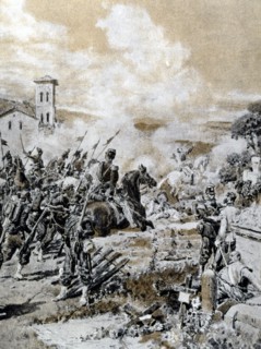 La bataille de Montebello le 20 mai 1859