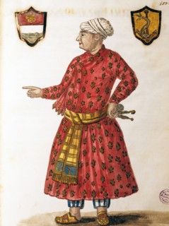 Van Grevenbroeck, Antonio Manunzio wearing a Mughal outfit