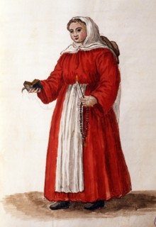 Van Grevenbroeck, Portrait d'une Jeune orpheline vénitienne