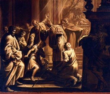 Mannini, Le sacre du Roi David par le Prophète Samuel
