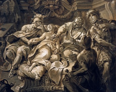 Armide se donnant la mort (détail)