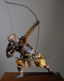 Statuette d'archer japonais