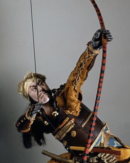 Statuette d'archer japonais