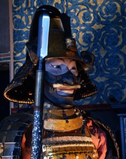Armor of Samurai with his spear (detail)