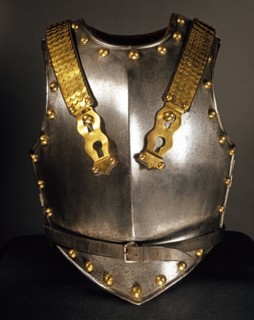 Plastron d'armure française