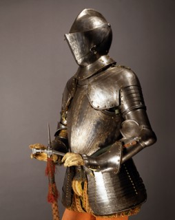 Armure de soldat à cheval