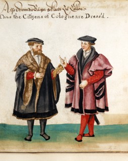 Riches vêtements des citoyens de Cologne