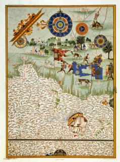 Map of Africa (Mauritania, Barbary and Ethiopia), engraved by L. Bouffard