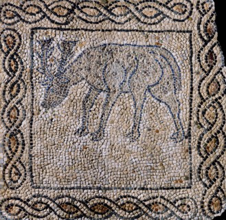 Mosaïque : le cerf