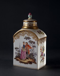 Manufacture de Meissen, Boîte à thé de forme rectangulaire