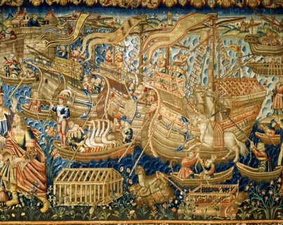 L'expédition de Vasco de Gama à Calicut (détail)