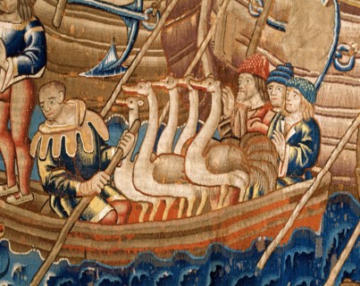 Vasco da Gama's expedition to Calicut (detail)