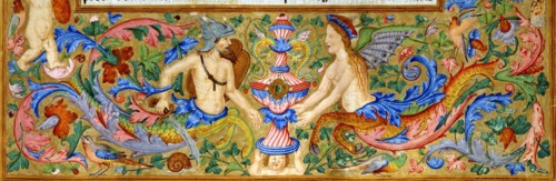 Zoomorphic marine figures